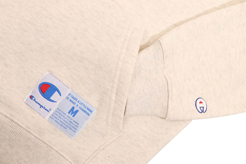 CHAMPION ACTION STYLE HOODED SWEATSHIRT (C3-Y135-810:OATMEAL)