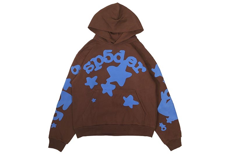 SP5DER BROWN BELUGA V2 HOODIE