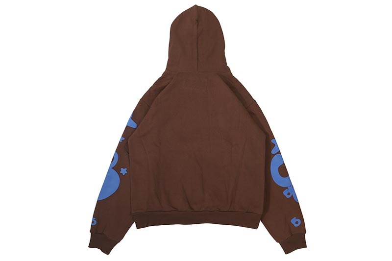 SP5DER BROWN BELUGA V2 HOODIE