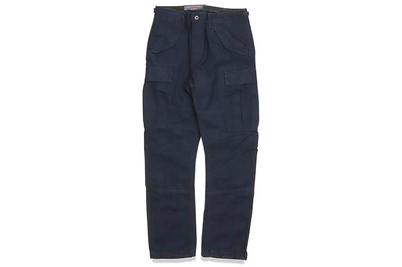 POLO RALPH LAUREN SLIM-FIT CANVAS CARGO PANTS (710850059002:AVIATOR NAVY)