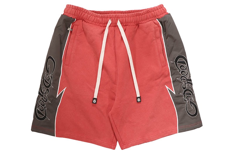 GODSPEED HALFTIME SHORTS (RED/GRAPHITE)