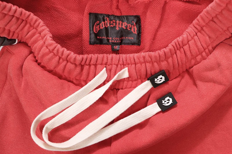 GODSPEED HALFTIME SHORTS (RED/GRAPHITE)