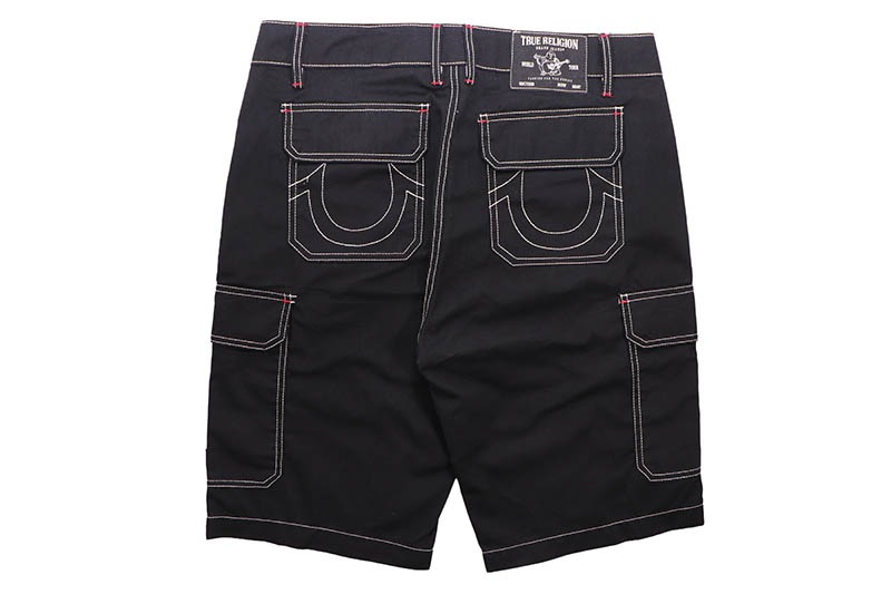 TRUE RELIGION CARGO SHORTS (108056:JET BLACK) | Brand,S-Z,TRUE