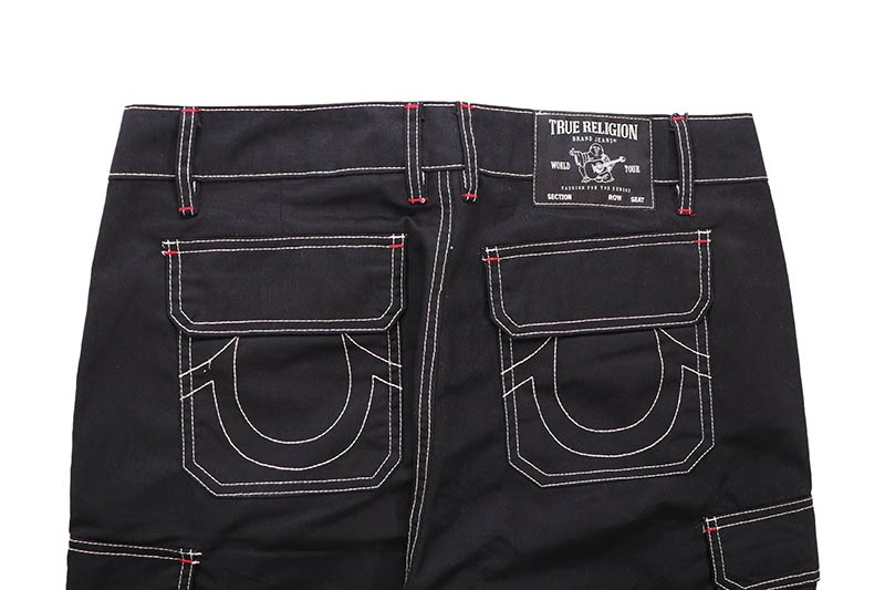 TRUE RELIGION CARGO SHORTS (108056:JET BLACK) | Brand,S-Z,TRUE