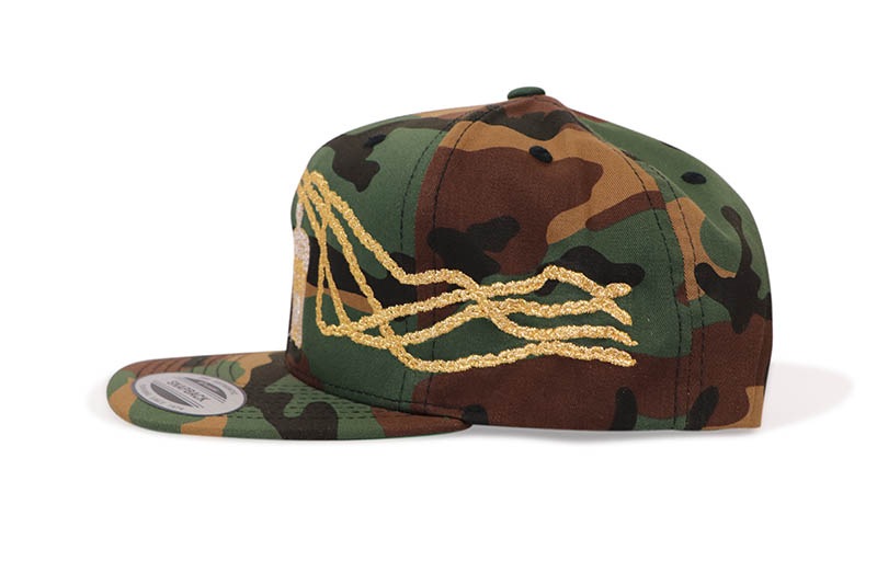 CLASSIC MATERIAL NY CUBANS WITH THE JESUS SNAPBACK CAP (CAMO)