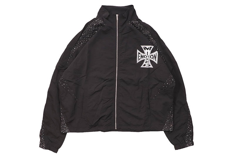 MIXED EMOTION BLACK CLASSIC NYLON JACKET