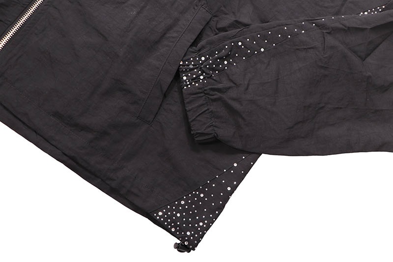 MIXED EMOTION BLACK CLASSIC NYLON JACKET
