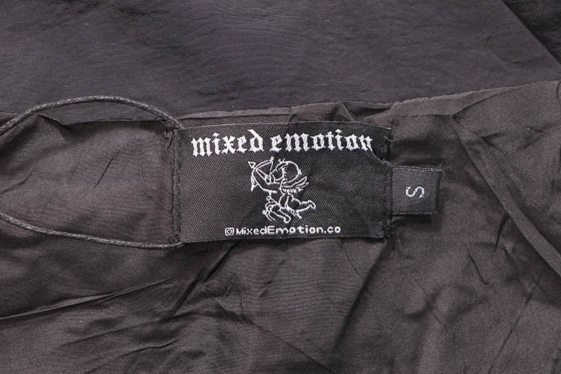 MIXED EMOTION BLACK CLASSIC NYLON JACKET
