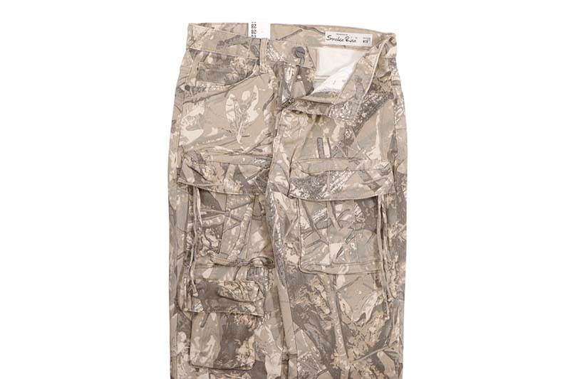 SMOKE RISE SLIM MULTI CARGO POCKET PANTS (JP24529:KHAKI HUNTING CAMO)