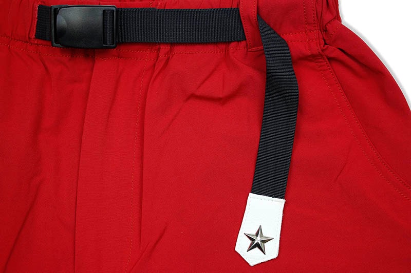 SCHOTT NYC NYLON SHORTS ONE STAR (3196007/034:RED)