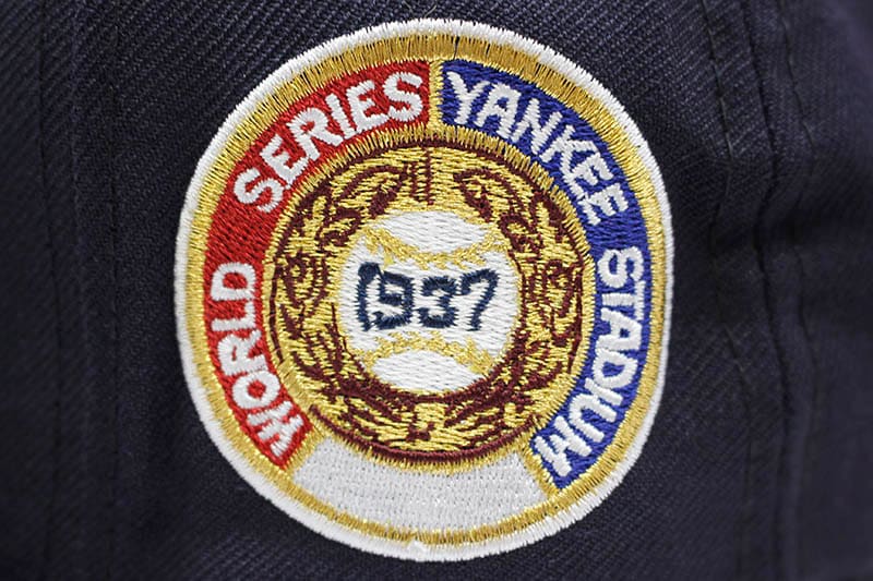 NEW ERA NEW YORK YANKEES 59FIFTY FITTED CAP (1937 WORLD SERIES SIDE PATCH/NAVY)