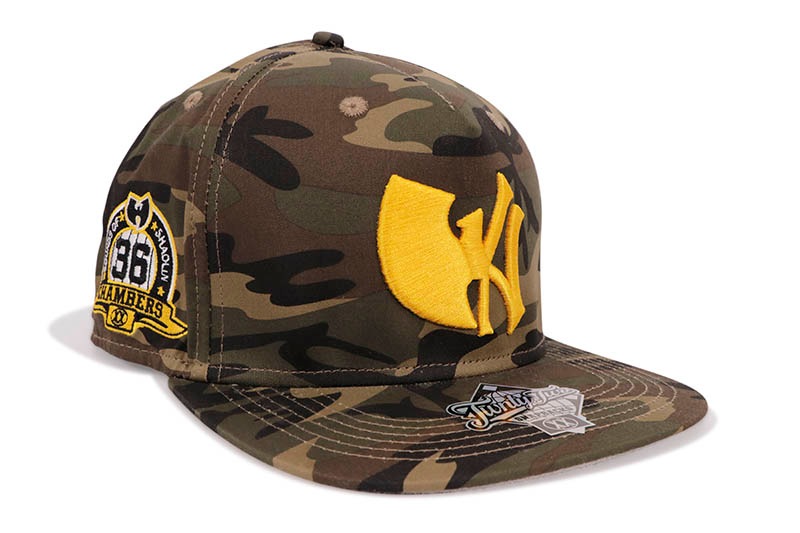 TWNTY TWO WU-TANG SOUNDS OF SHAOLIN 36 CHAMBERS SNAPBACK CAP (CAMO)