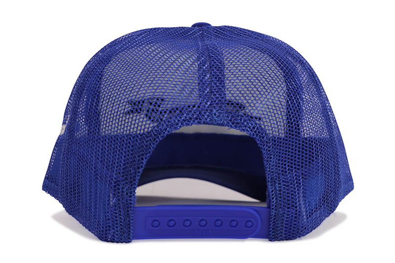 ADVANCE MULTI-COLOR CROSS TRUCKER HAT (BLUE/WHITE) ARS-5053