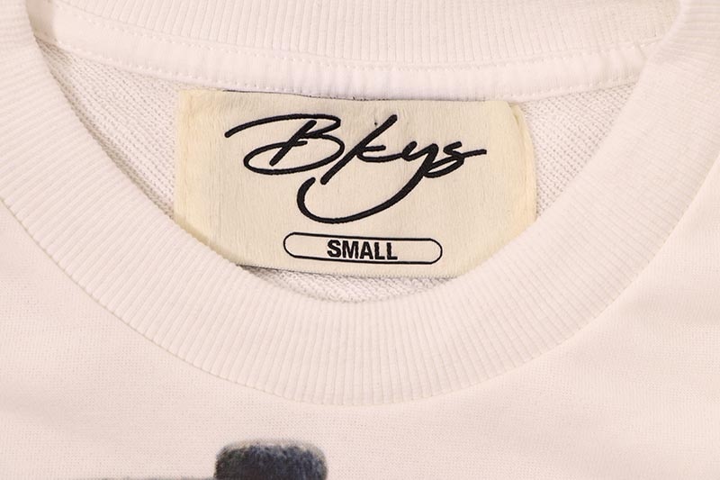 BKYS RHINESTONE SUNNY UP LS TEE (C1301:WHITE)