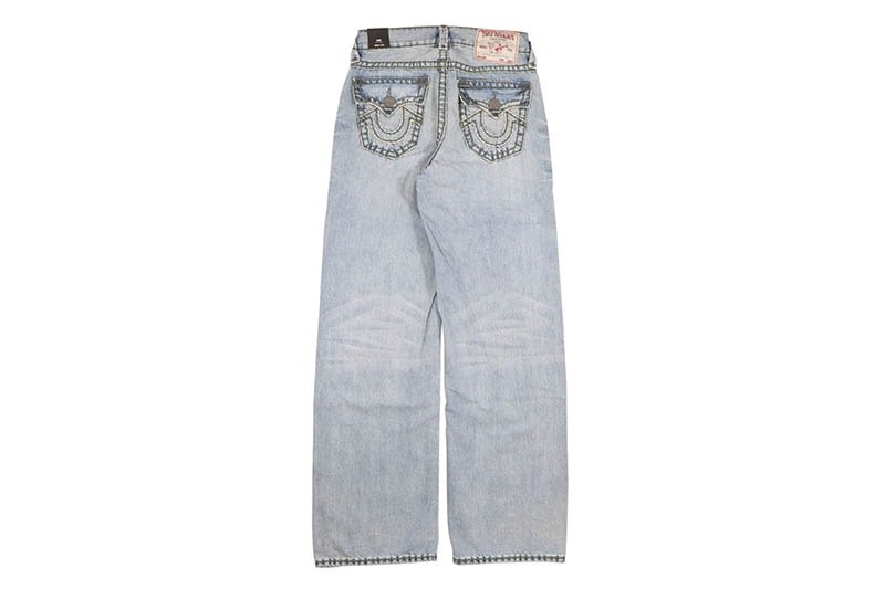 TRUE RELIGION VINNY QUAD SUPER T ULTRA BAGGY JEAN (109498:ROCKY