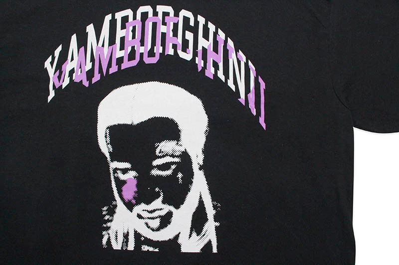 YAMBORGHINI FACE T-SHIRT (BLACK)