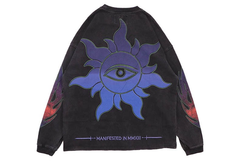 GODSPEED U.A.P LS T-SHIRT (BLACK WASH)