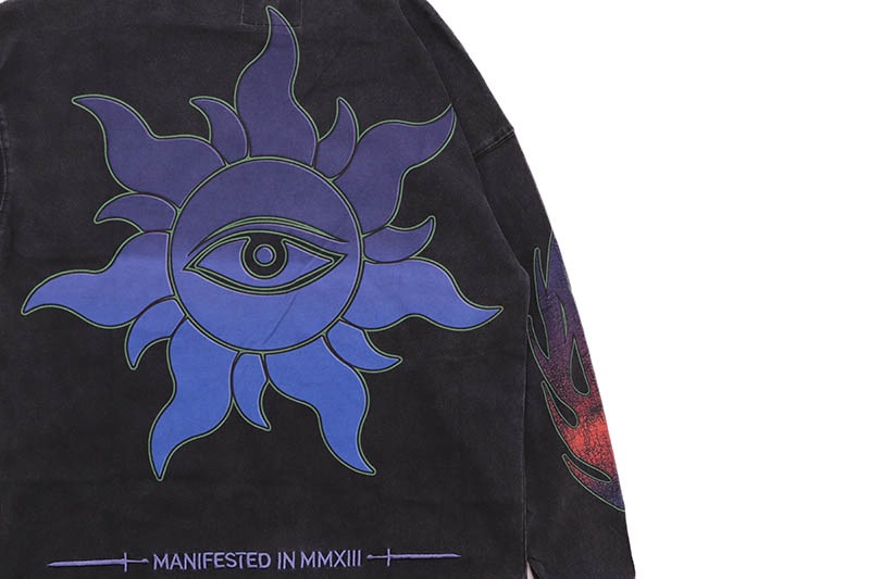 GODSPEED U.A.P LS T-SHIRT (BLACK WASH)