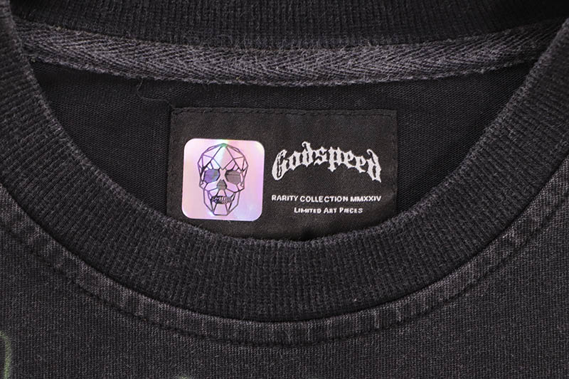 GODSPEED U.A.P LS T-SHIRT (BLACK WASH)