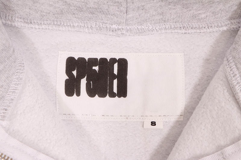 SP5DER ATLANTA ZIP HOODIE (HEATHER GREY) | Brand,S-Z,SP5DER