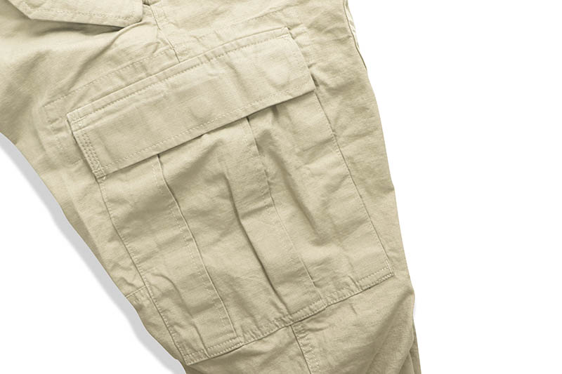 POLO RALPH LAUREN SLIM-FIT CANVAS CARGO PANTS (710850059004:KHAKI)