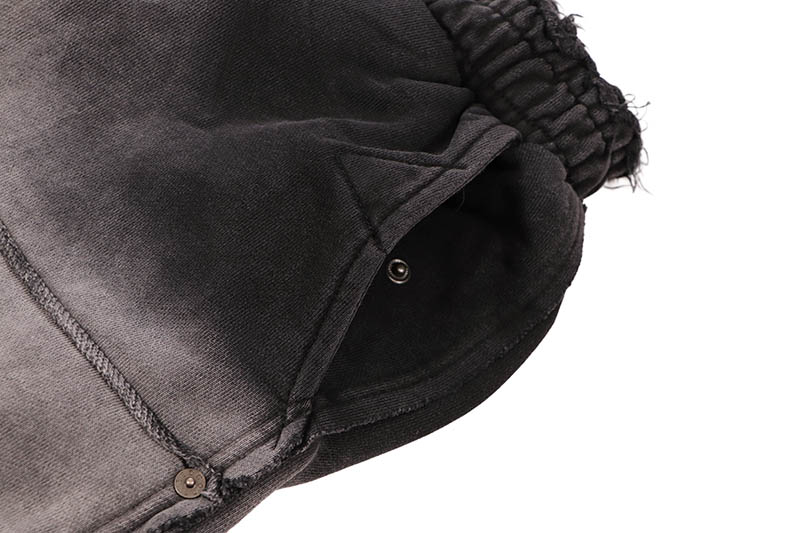 GODSPEED CARPENTER DISTRESSED SHORTS (BLACK SUN FADE)