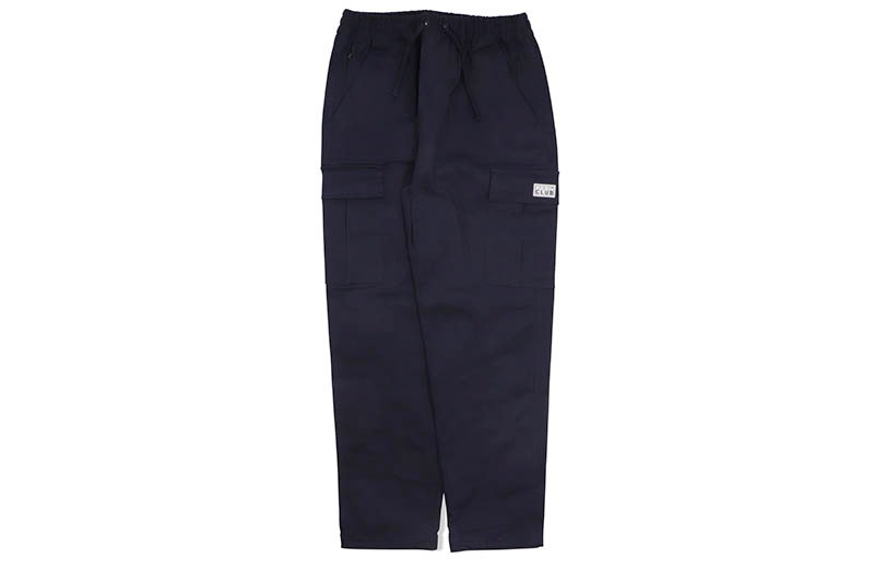 PRO CLUB HEAVYWEIGHT STRETCH TWILL CARGO LOUNGE PANT (NAVY) 15PC0502