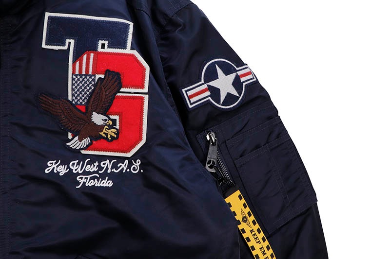 TOP GUN "EAGLE" NYLON JACKET (TGJ2332:NAVY)