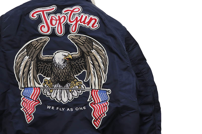 TOP GUN "EAGLE" NYLON JACKET (TGJ2332:NAVY)