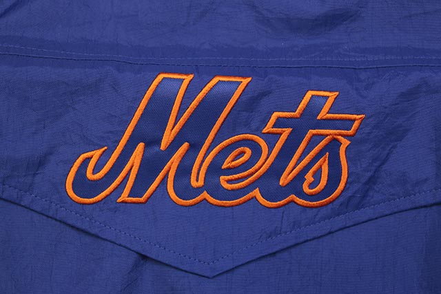 STARTER NEW YORK METS HALF ZIP HOODED PULLOVER JACKET (LS850589-NYM)