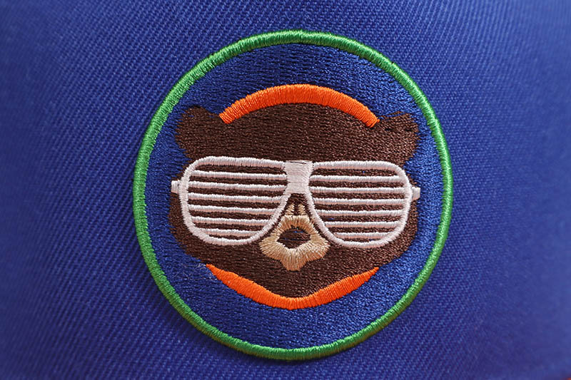 TWNTY TWO THE COLLEGE DROPOUT SNAPBACK CAP (ROYAL BLUE/ORANGE)