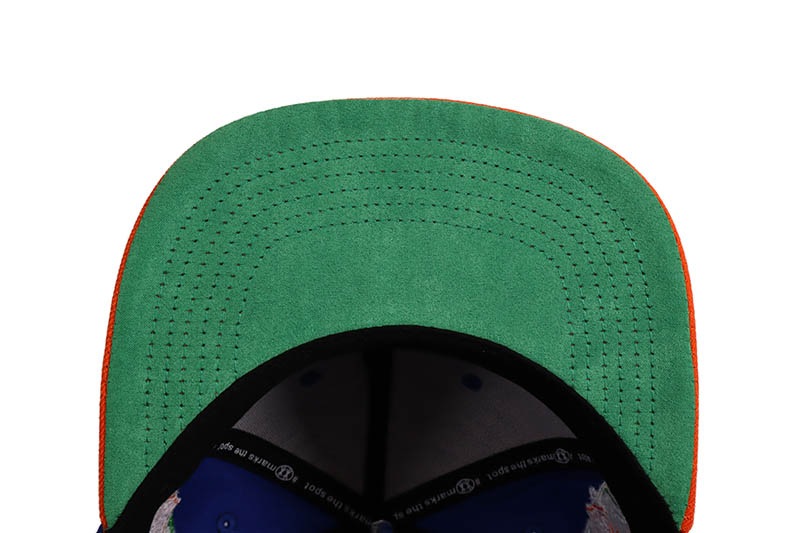 TWNTY TWO THE COLLEGE DROPOUT SNAPBACK CAP (ROYAL BLUE/ORANGE)