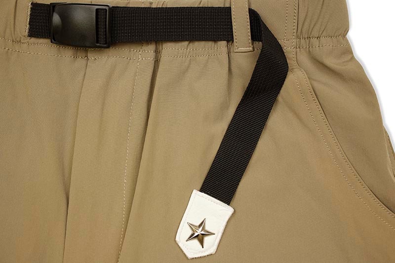 SCHOTT NYC NYLON SHORTS ONE STAR (3196007/053:KHAKI)