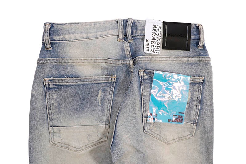 SMOKE RISE SLIM VINTAGE WASHED JEANS (JP23733:OMBRE BLUE