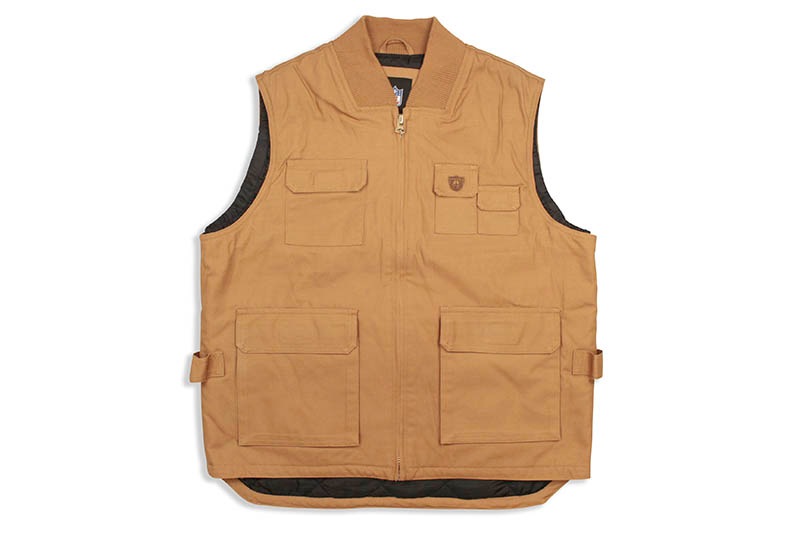 G-III SPORTS LAS VEGAS RAIDERS QUILT-LINED DUCK VEST