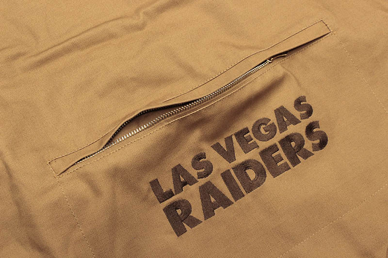 G-III SPORTS LAS VEGAS RAIDERS QUILT-LINED DUCK VEST