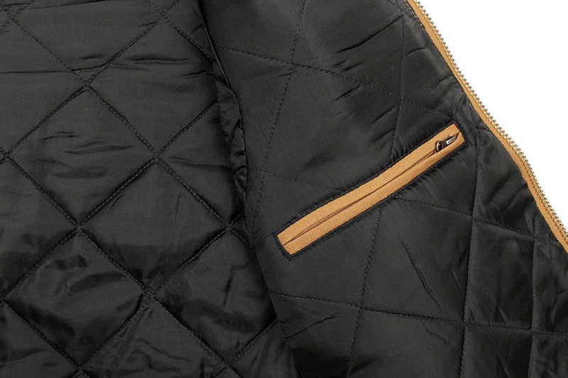G-III SPORTS LAS VEGAS RAIDERS QUILT-LINED DUCK VEST