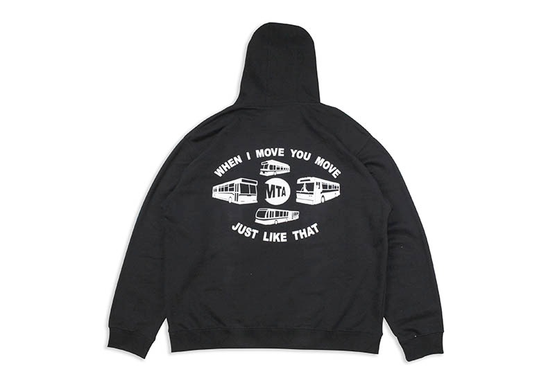 MTA "WHEN I MOVE YOU MOVE JUST LIKE THAT" HOODY (BLACK)
