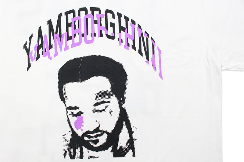 YAMBORGHINI FACE T-SHIRT (WHITE)