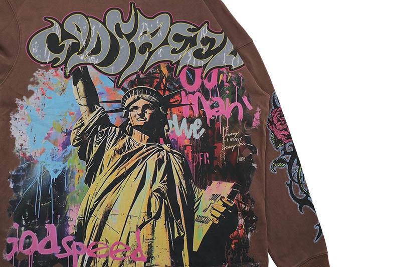 GODSPEED VANDAL LS T-SHIRT (MOCHA)