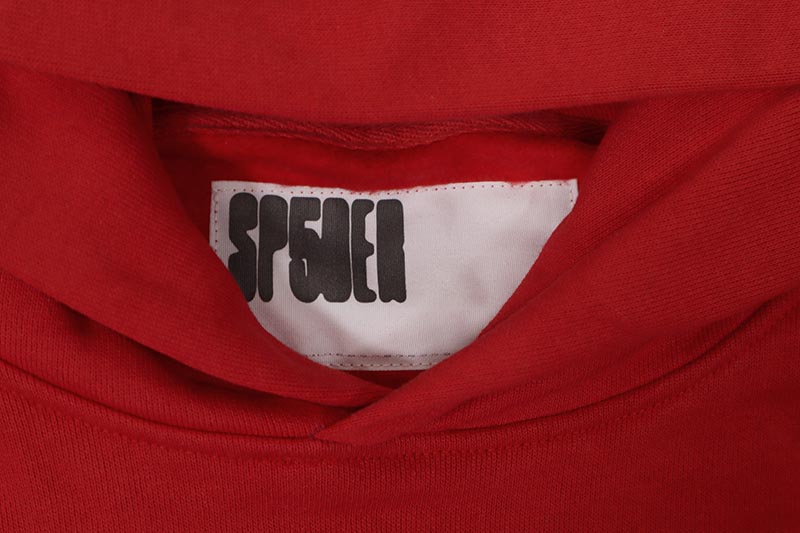 SP5DER RED X-RAY HOODIE