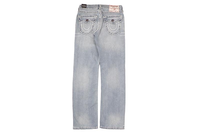 TRUE RELIGION RICKY ROPE STITCH STRAIGHT JEAN 34