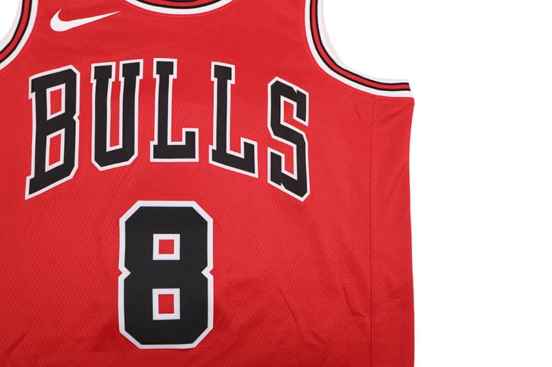 NIKE DRI-FIT NBA CHICAGO BULLS ICON EDITION SWINGMAN JERSEY (DN2131-657-KAW:YUKI KAWAMURA/#8/RED)