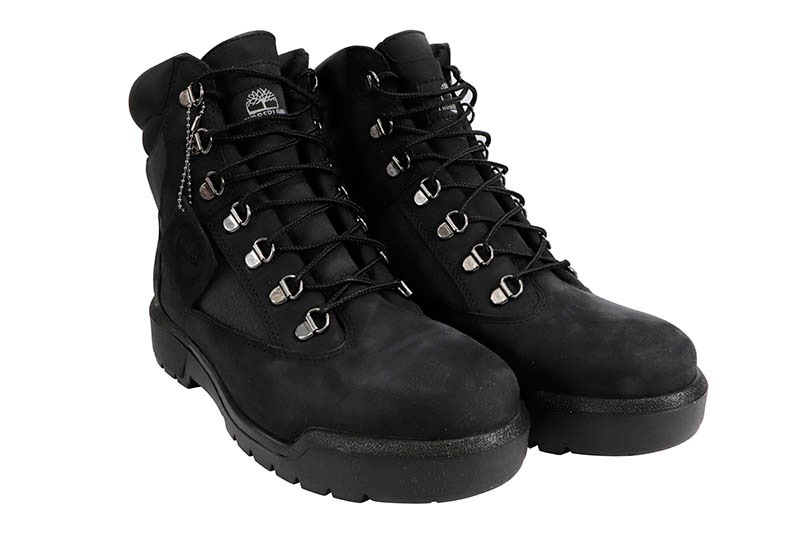 TIMBERLAND 6-INCH WATERPROOF FIELD BOOTS (TB0A17KC001:BLACK NUBUCK)
