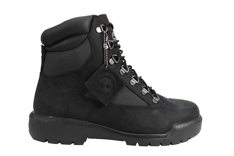 TIMBERLAND 6-INCH WATERPROOF FIELD BOOTS (TB0A17KC001:BLACK NUBUCK)