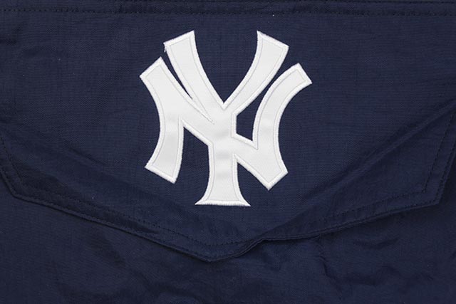 STARTER NEW YORK YANKEES HALF ZIP HOODED PULLOVER JACKET (LS950833-NYY)