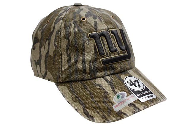 47 BRAND NEW YORK GIANTS MOSSY OAK X CARHARTT X ’47 CLEAN UP CAP