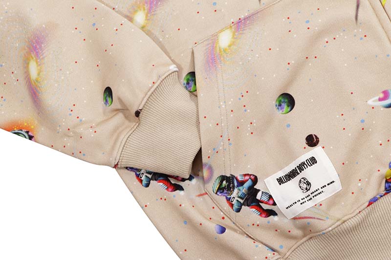 MANASTASH X BBC REAL SPACE ZIP HOODIE (792-4231007-050:BROWN) BBCJP245K004