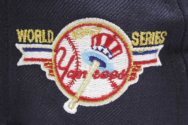 NEW ERA NEW YORK YANKEES 59FIFTY FITTED CAP (1947 WORLD SERIES SIDE PATCH/NAVY)