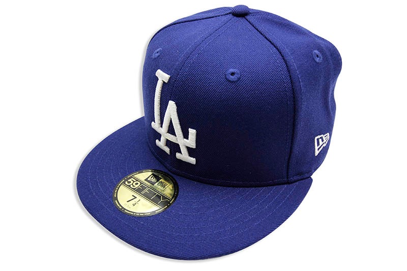 NEW ERA LOS ANGELES DODGERS 1958 COOPERSTOWN WOOL 59FIFTY FITTED CAP (BLUE)